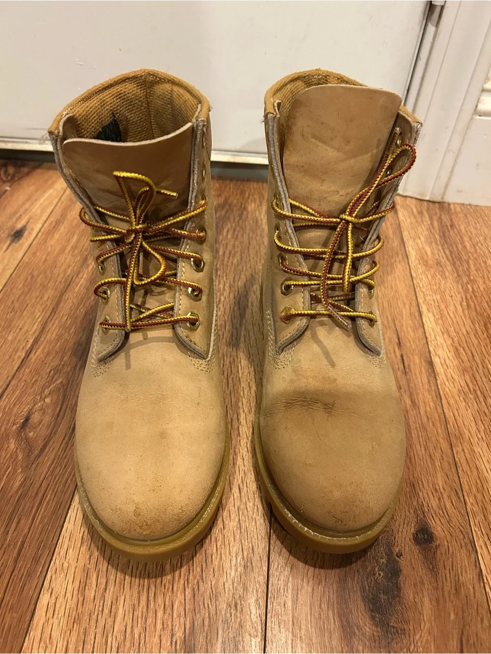 Timberland 10066 6-Inch Basic Waterproof Boots Wheat Nubuck Men’s Size 7